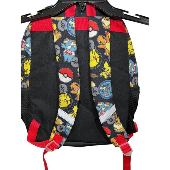 Bioworld Pokemon Kids' 16" Backpack Featuring Pikachu Eevee Charmander Unisex - Picture 5 of 8